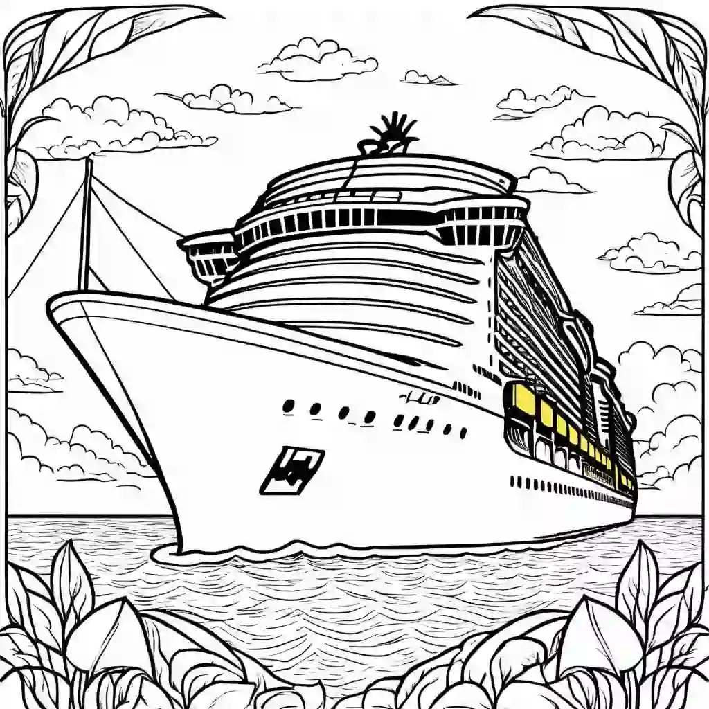 Navigator of the Seas coloring pages